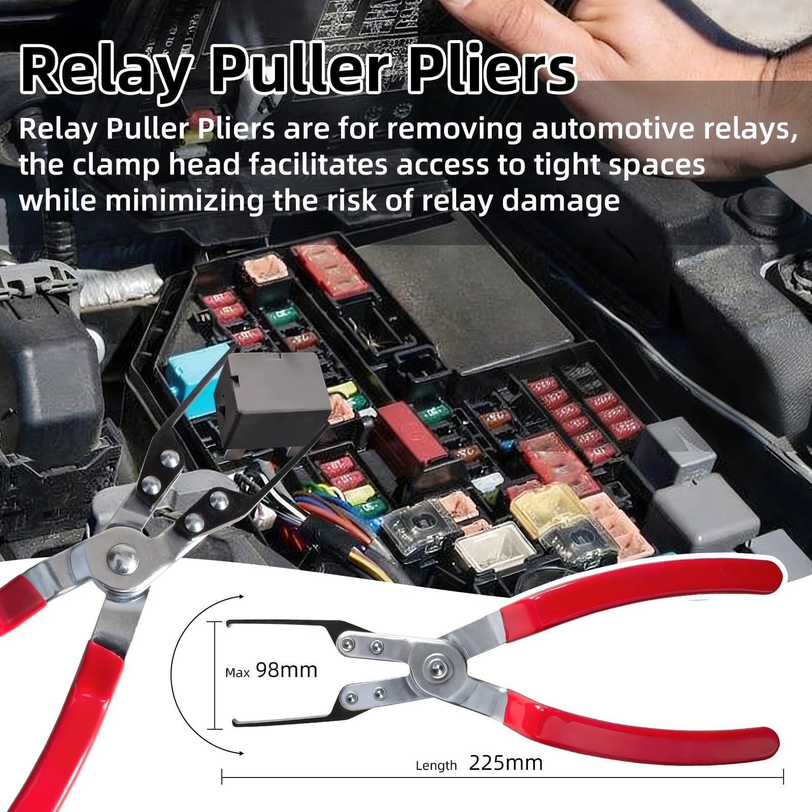 10 Electrical Disconnect Pliers Set for Cars, Automotive Connector Tools