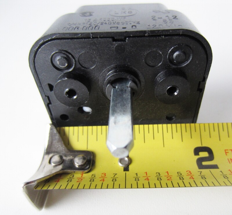 Appliance Timer 120 Min POLTIK TYP 600 15A 1000W 1/4 HP 120/240 VAC Springwound
