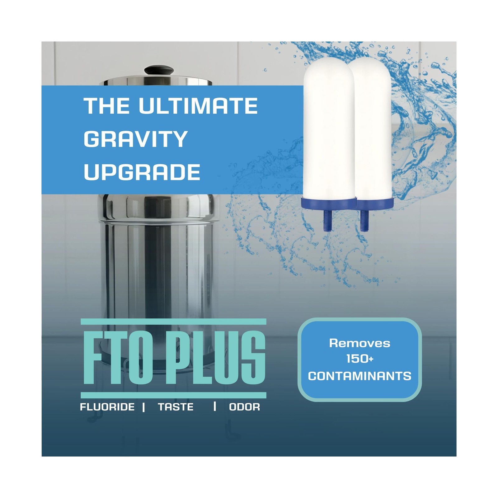 Coldstream FTO Plus Water Filter Cartridge (2 Pack) – Long-Lasting Berkey®