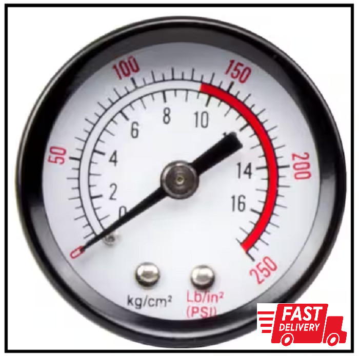 Replacement 1.5 In. Backmount Gauge for Husky Air Compressor