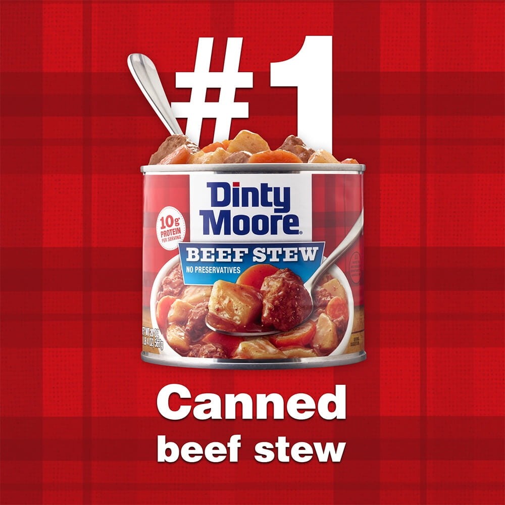 DINTY MOORE Beef Stew, Shelf-Stable, Steel Can 38 oz