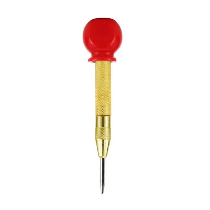 2 Super Strong Automatic Centre Punch Adjustable Spring Loaded Metal Drill TooL