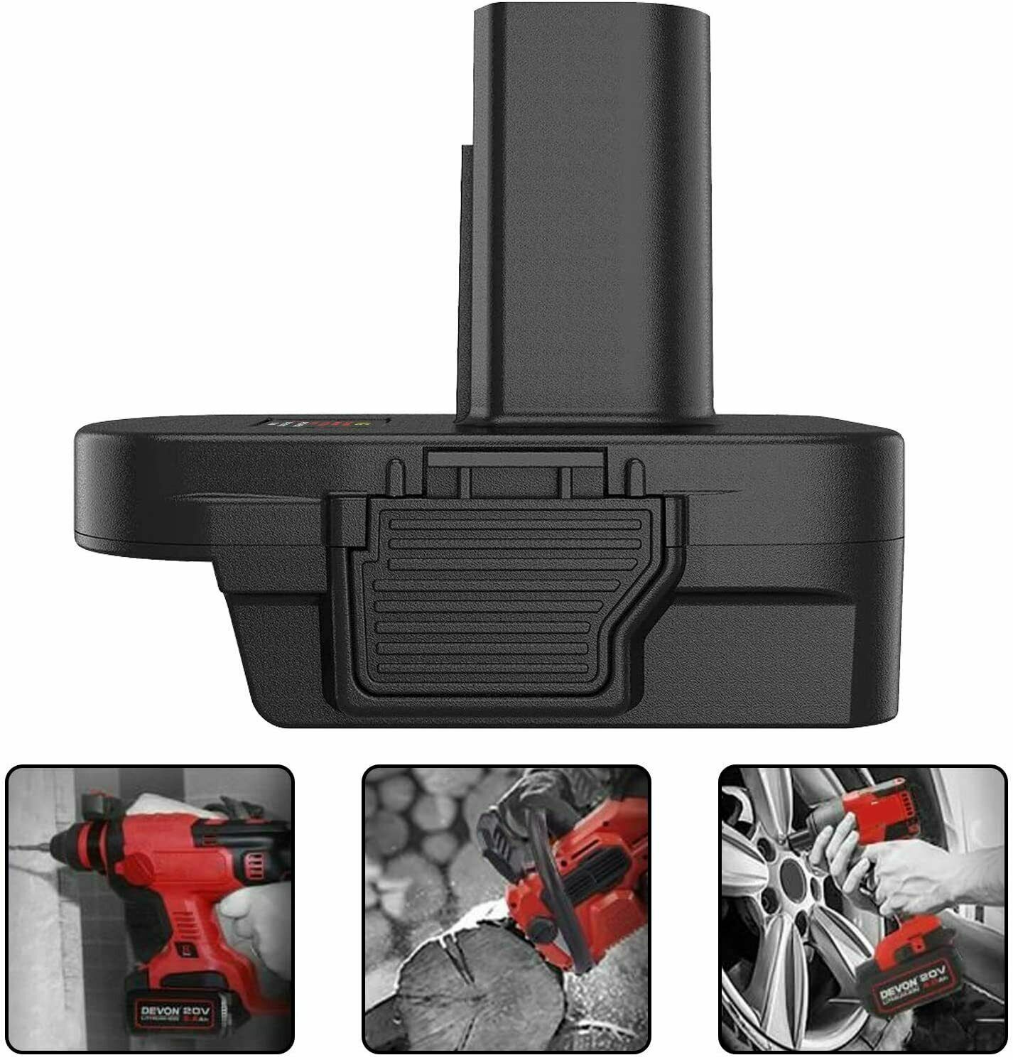 DM18GL Battery Adapter for Milwaukee For Dewalt 18V Convert for Craftsman 19.2V
