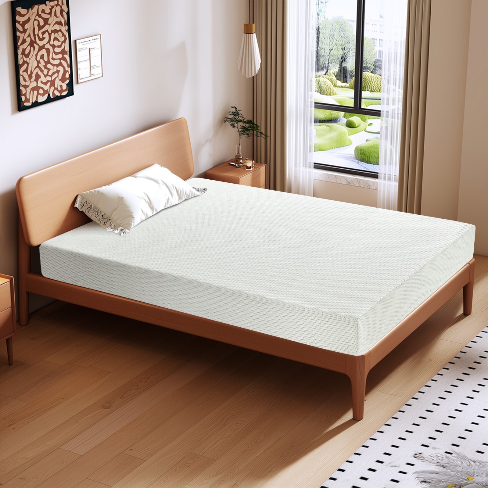 VIPKOE 5″ 6″ Mattress Medium Firm Gel Memory Foam CertiPUR-US,TwinTxl Full Queen