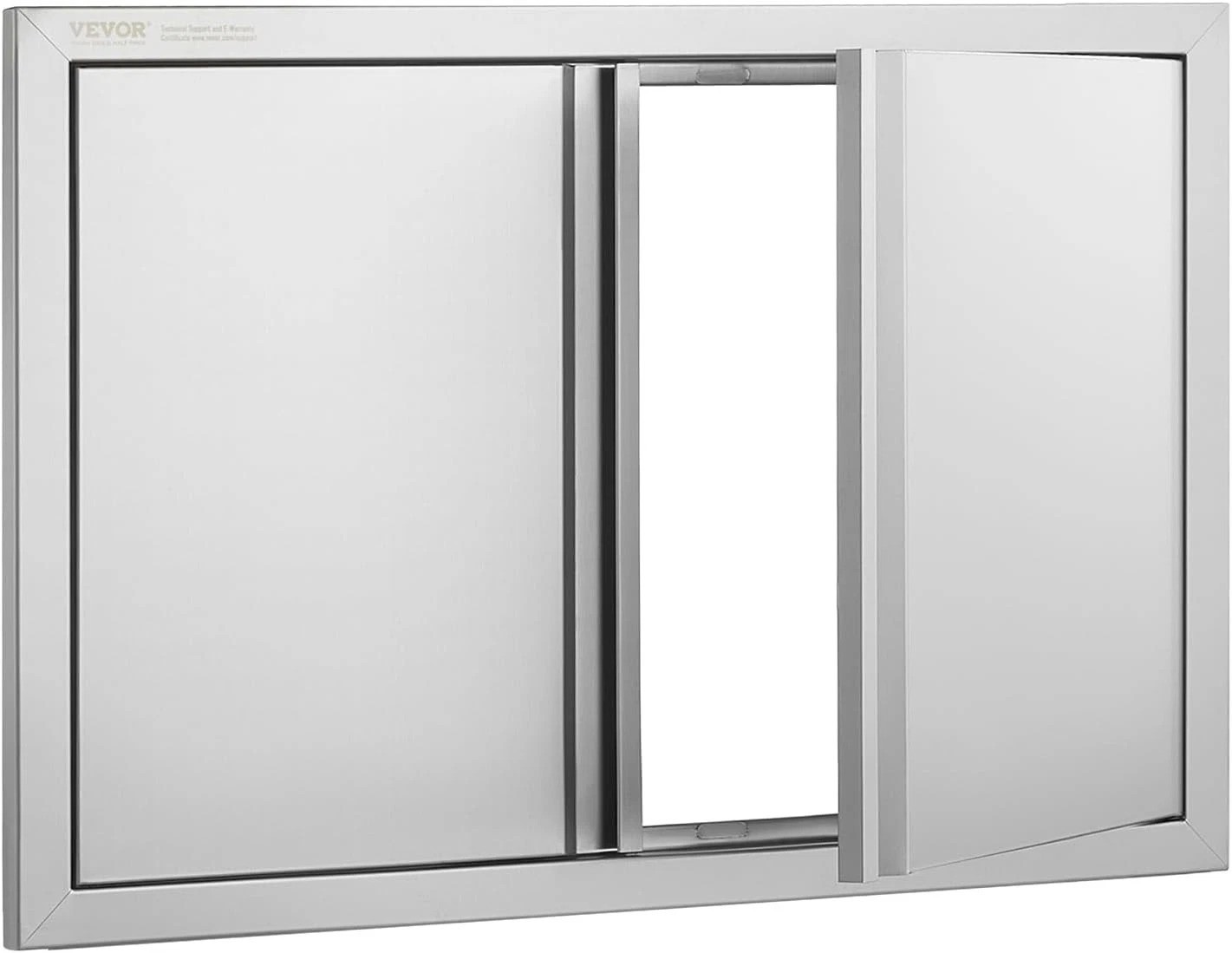 Reversible Outdoor Kitchen BBQ Access Door – 30.5W x 21H Inch Stainless Steel