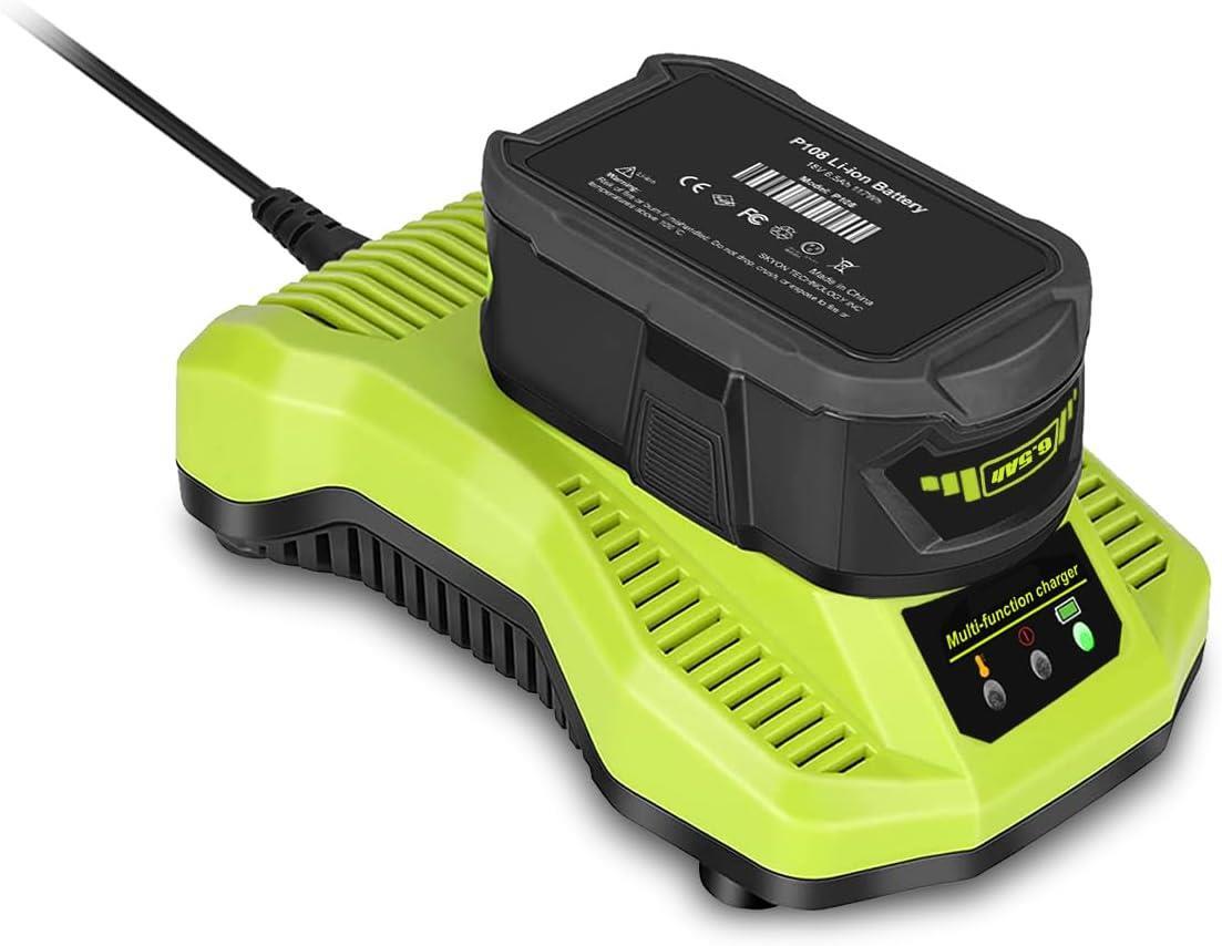 6.5AH for Ryobi 18V ONE+ 3.0Ah 2.0Ah 1.5Ah Battery with Charger Combo KIT