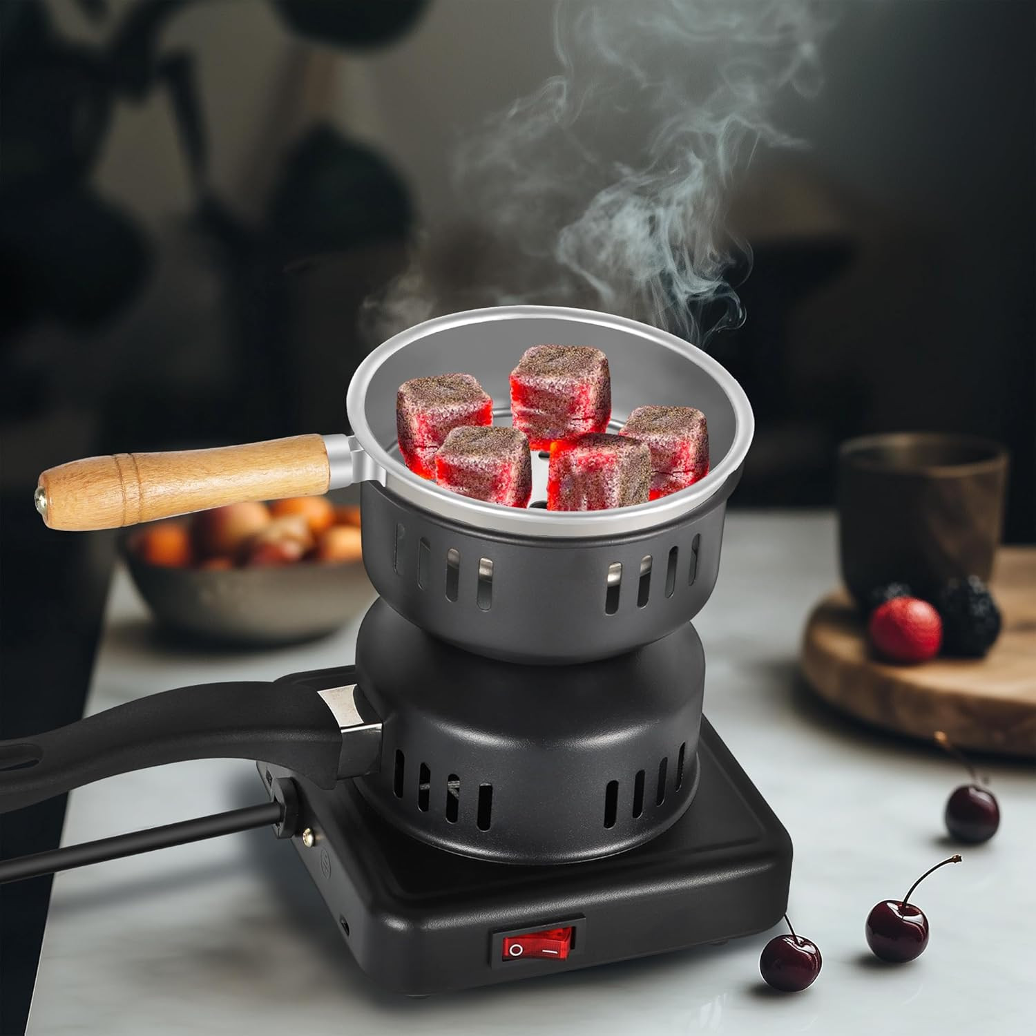 Multipurpose Electric Charcoal Burner -500W Coal Burner Hot Plate Electric Stove