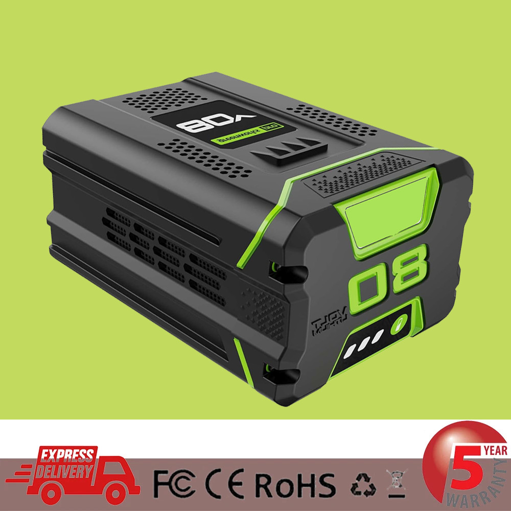 FOR Greenworks 80V Lithium Ion 5.0Ah Rechargeable Li-ion Battery BAB727 GBA80200