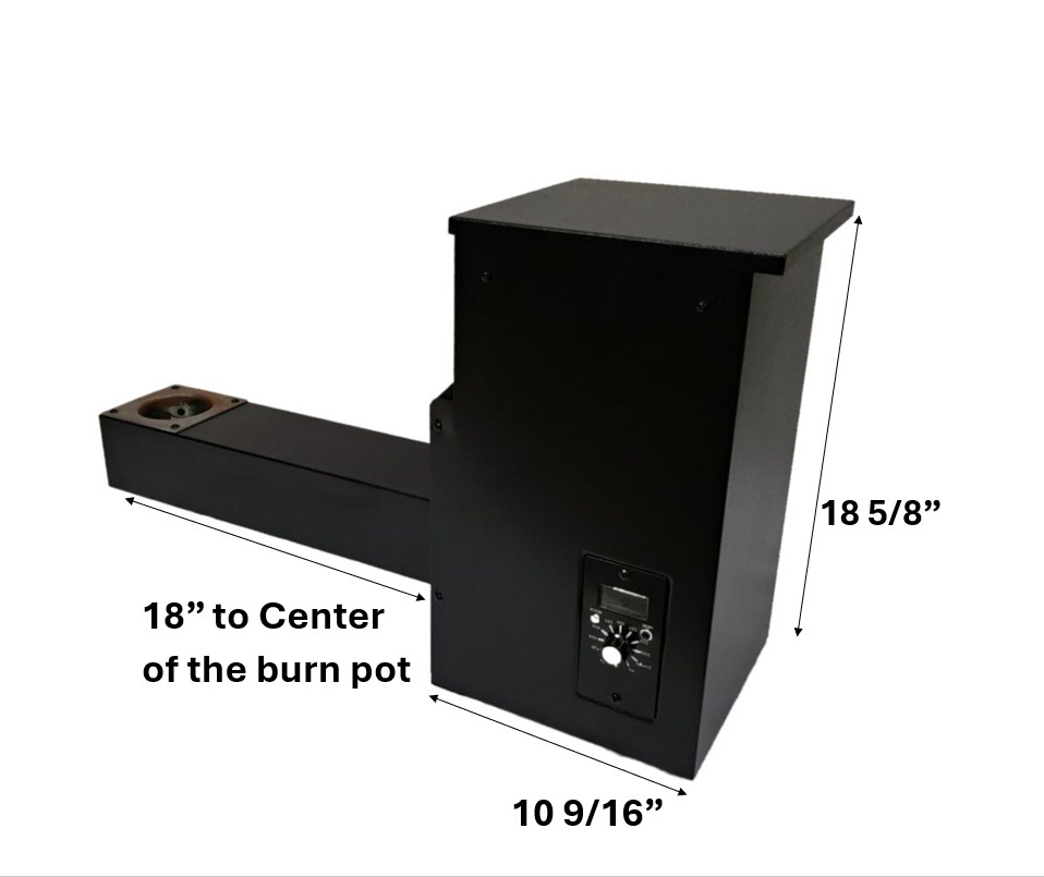 18″ PELLET HOPPER ASSEMBLY KIT w/ Right & Left Mount Vertical Controller