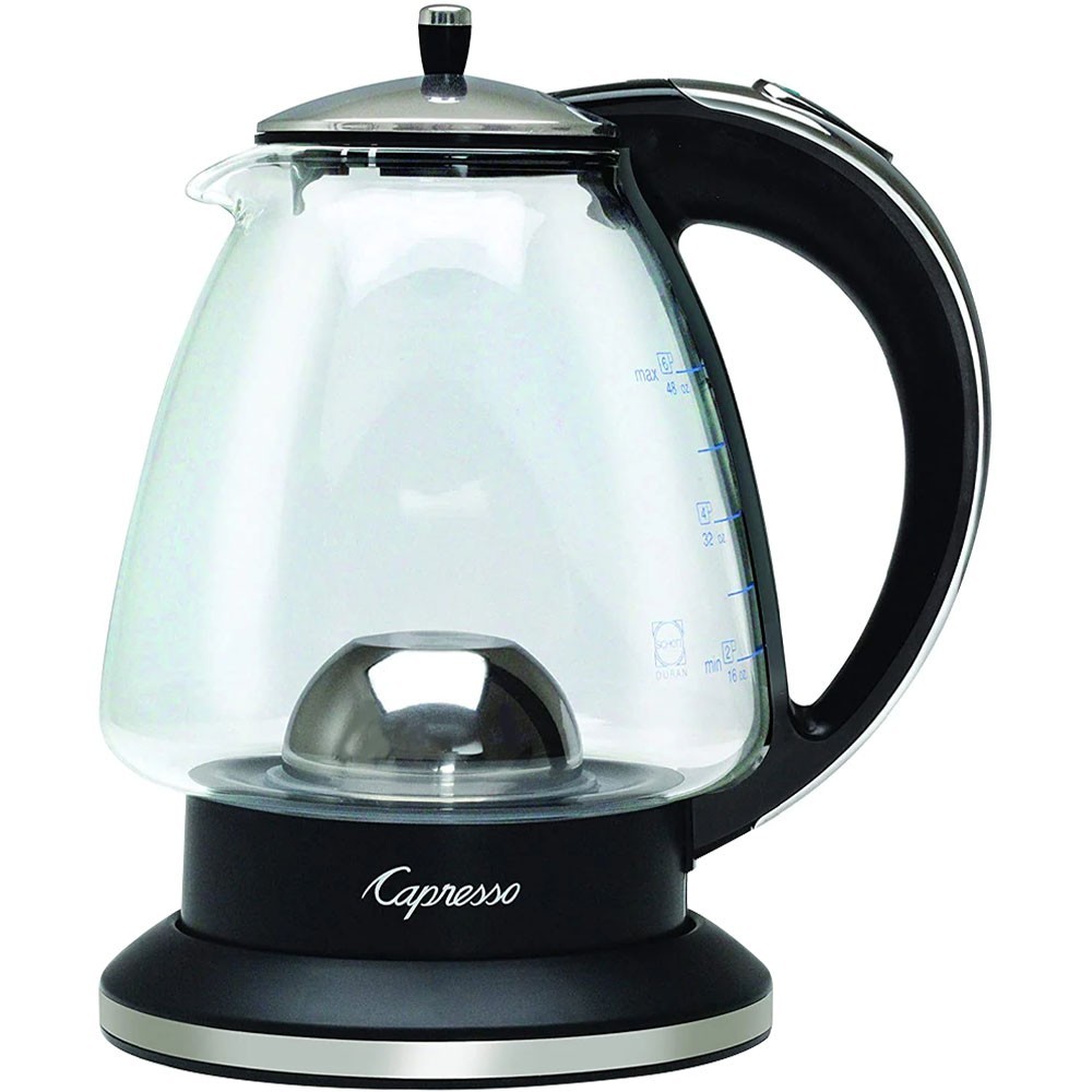 Capresso 48 oz. 6 Cup H2O Glass Rapid-Boil Glass Kettle (Refurbished)