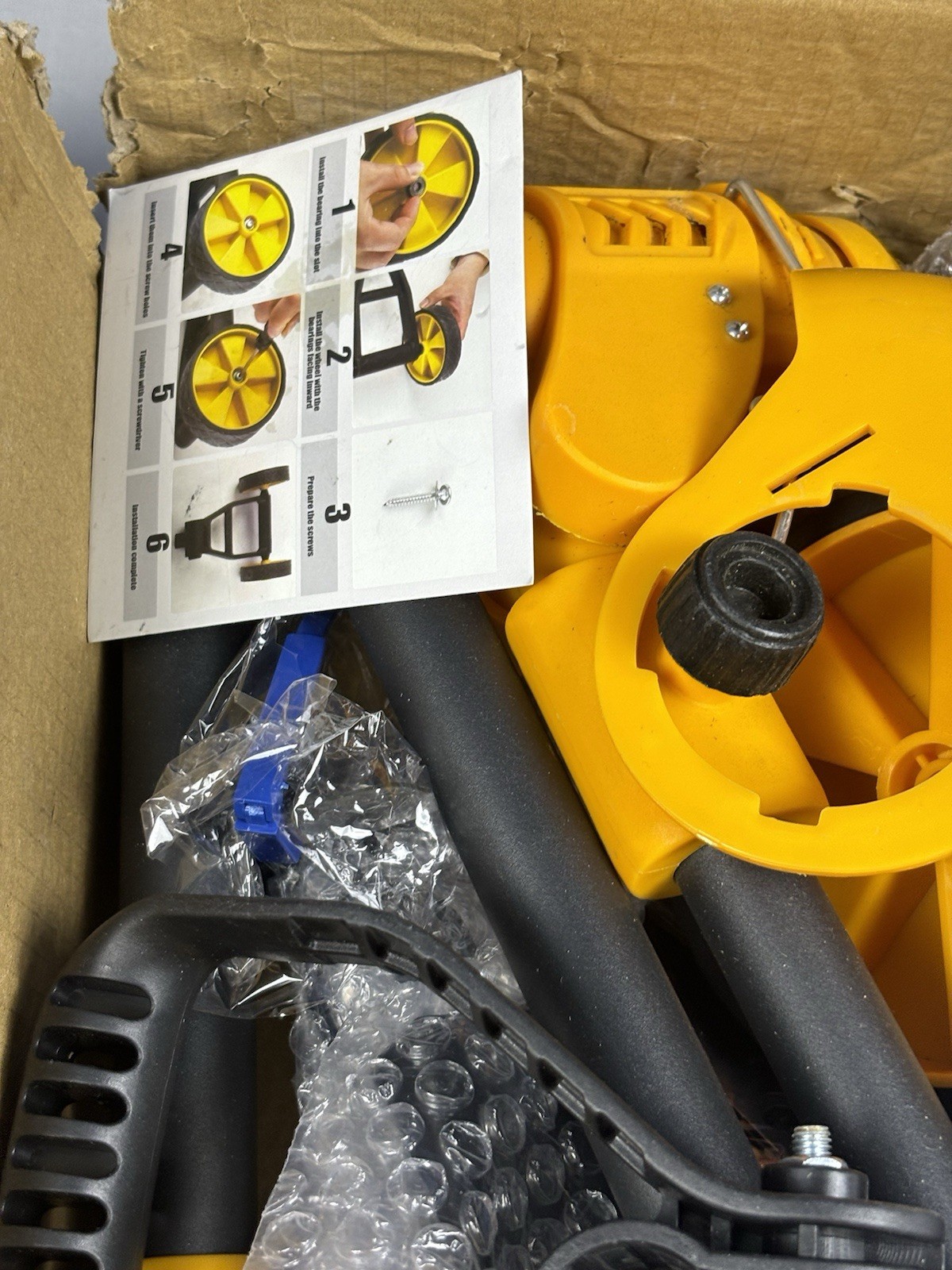 Electric Weed Wacker Cordless with Wheels,Electric Weed Eater Battery Powered