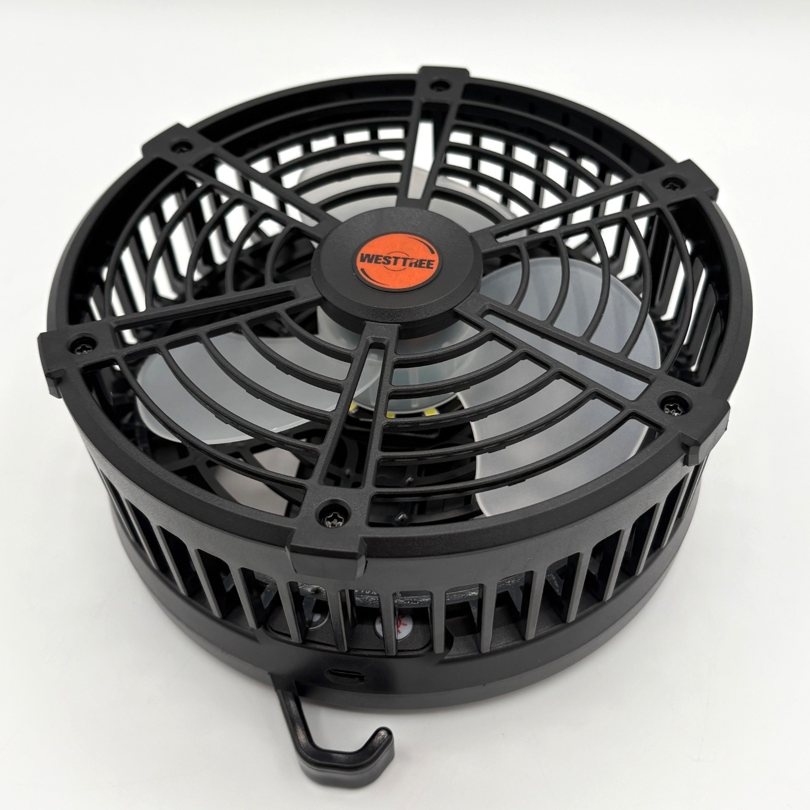 Westtree Portable Rechargeable Fan 6000mAh Black Stepless Speed