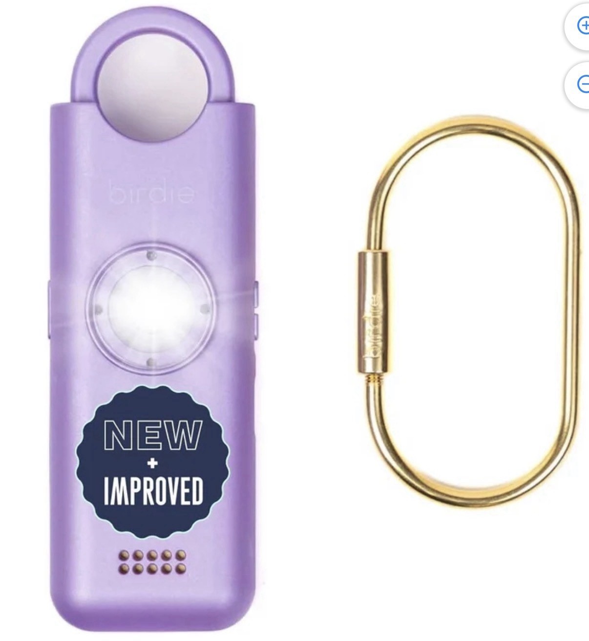 She’s Birdie 3.0 The Original Personal Safety Alarm Metallic Lavender Brand New