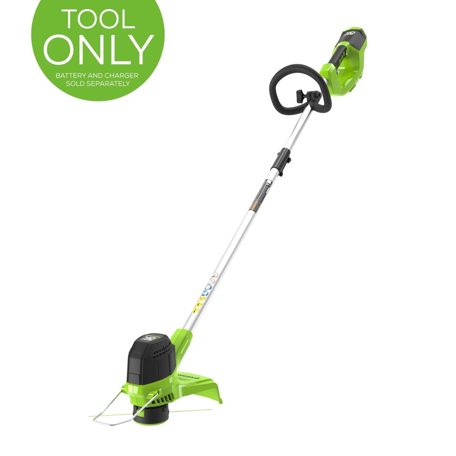 Greenworks 40V 12″ Cordless Brushed Battery String Trimmer (Tool Only) SBST4000