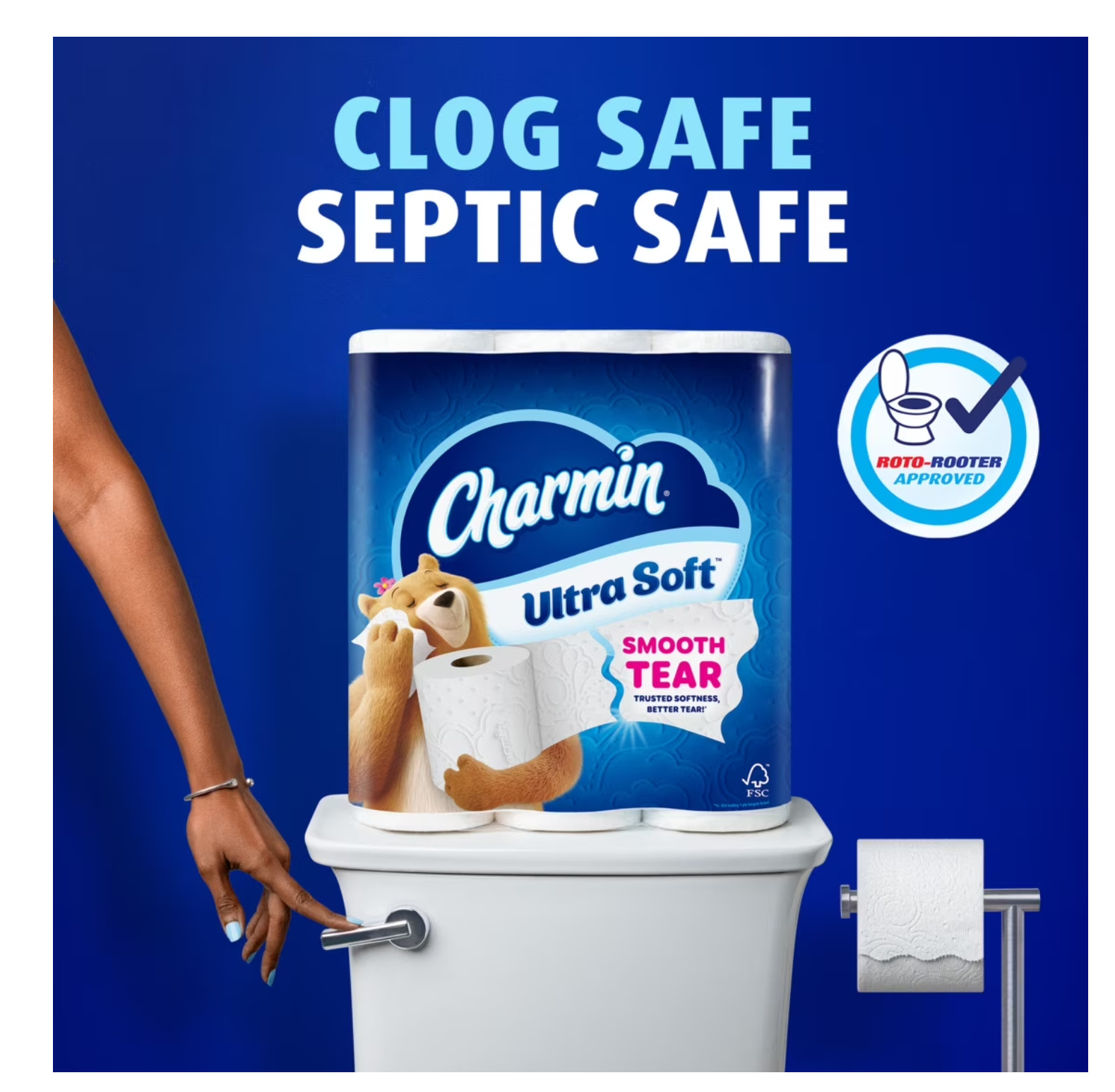 Charmin Ultra Soft Toilet Paper, 12 Mega Rolls, 2-Ply Bath Tissue