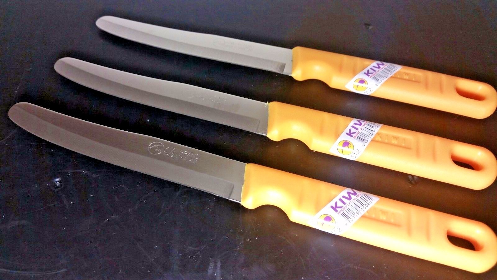 12 Pcs, Kiwi Knife, Stainless Steel, 501; 502; 511; 512; 195 Thailand Brand New
