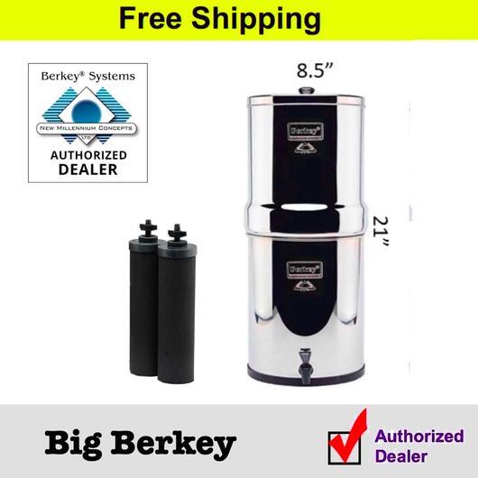 Big Berkey 2.25 Gallons w/Filters (Refurbished) Authorized Dealer FREE SHIPPING
