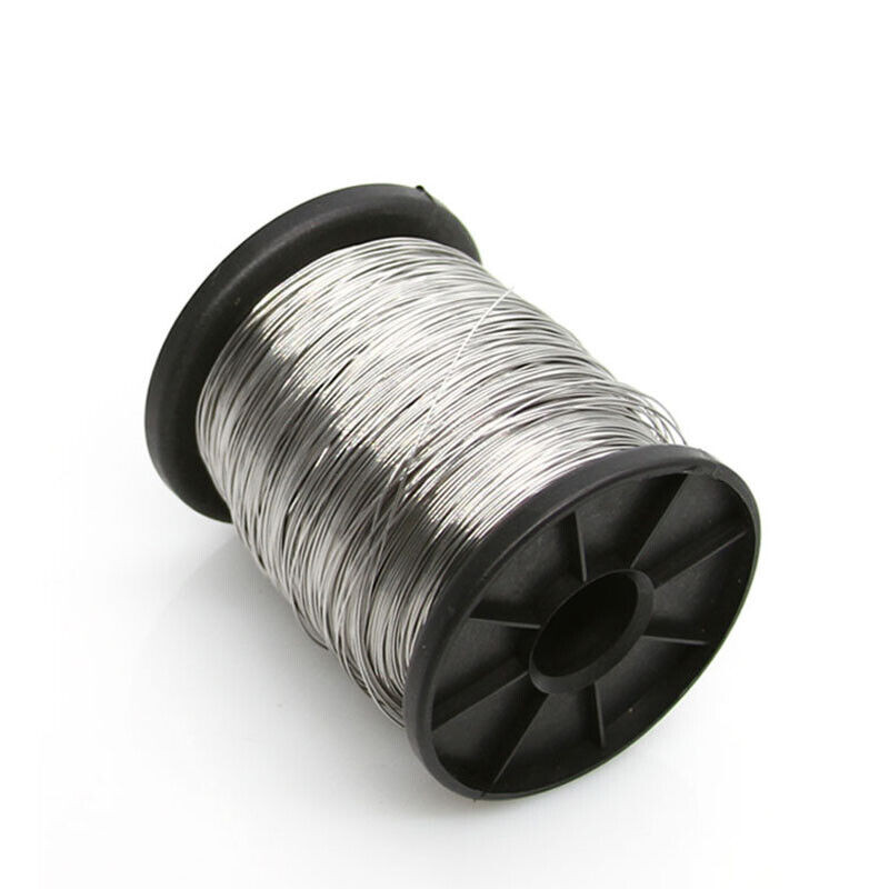 304 Stainless Steel Wire 0.1mm-3mm Soft /Hard Steel Wire Rustproof Durable Craft