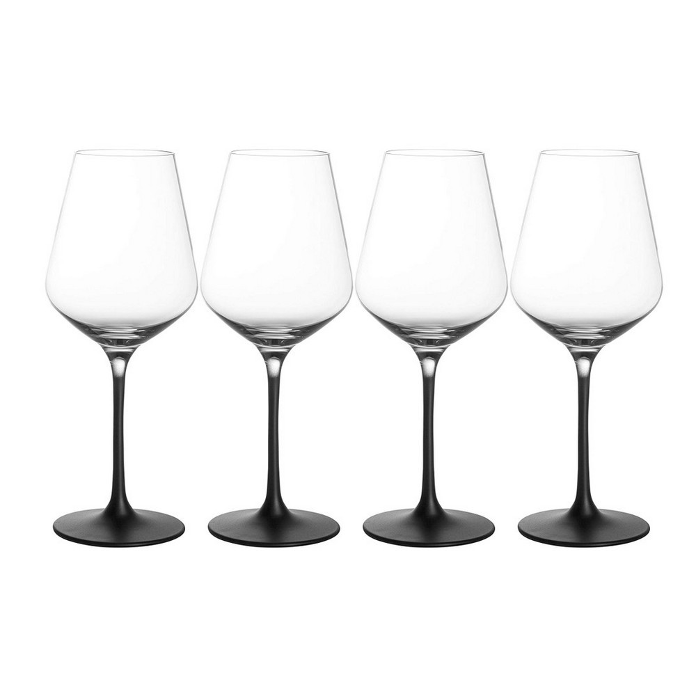 Villeroy & Boch Manufacture Rock White Wine Goblet Set 4pcs