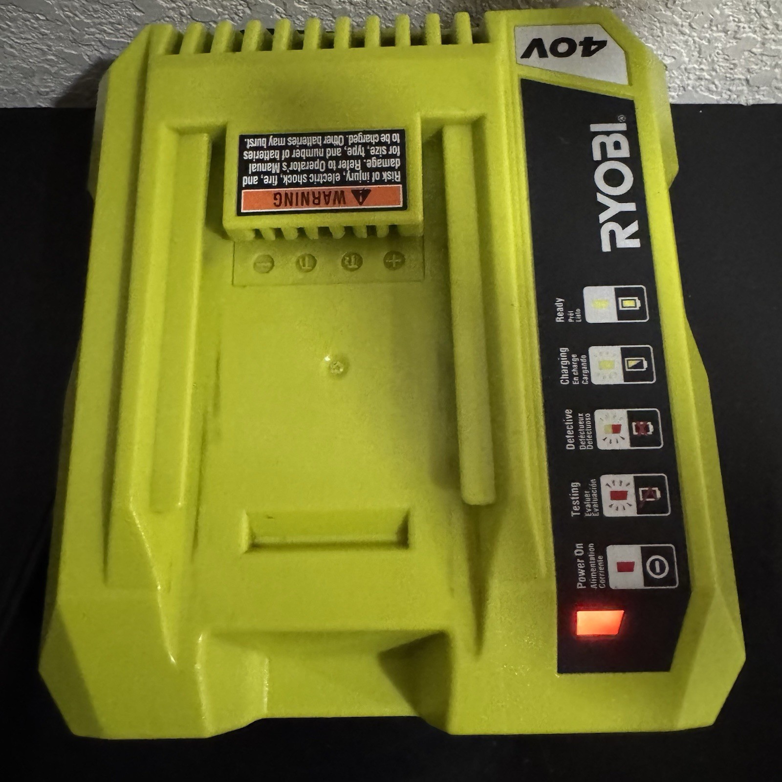 Ryobi OP401 40V Lithium-Ion Battery Charger