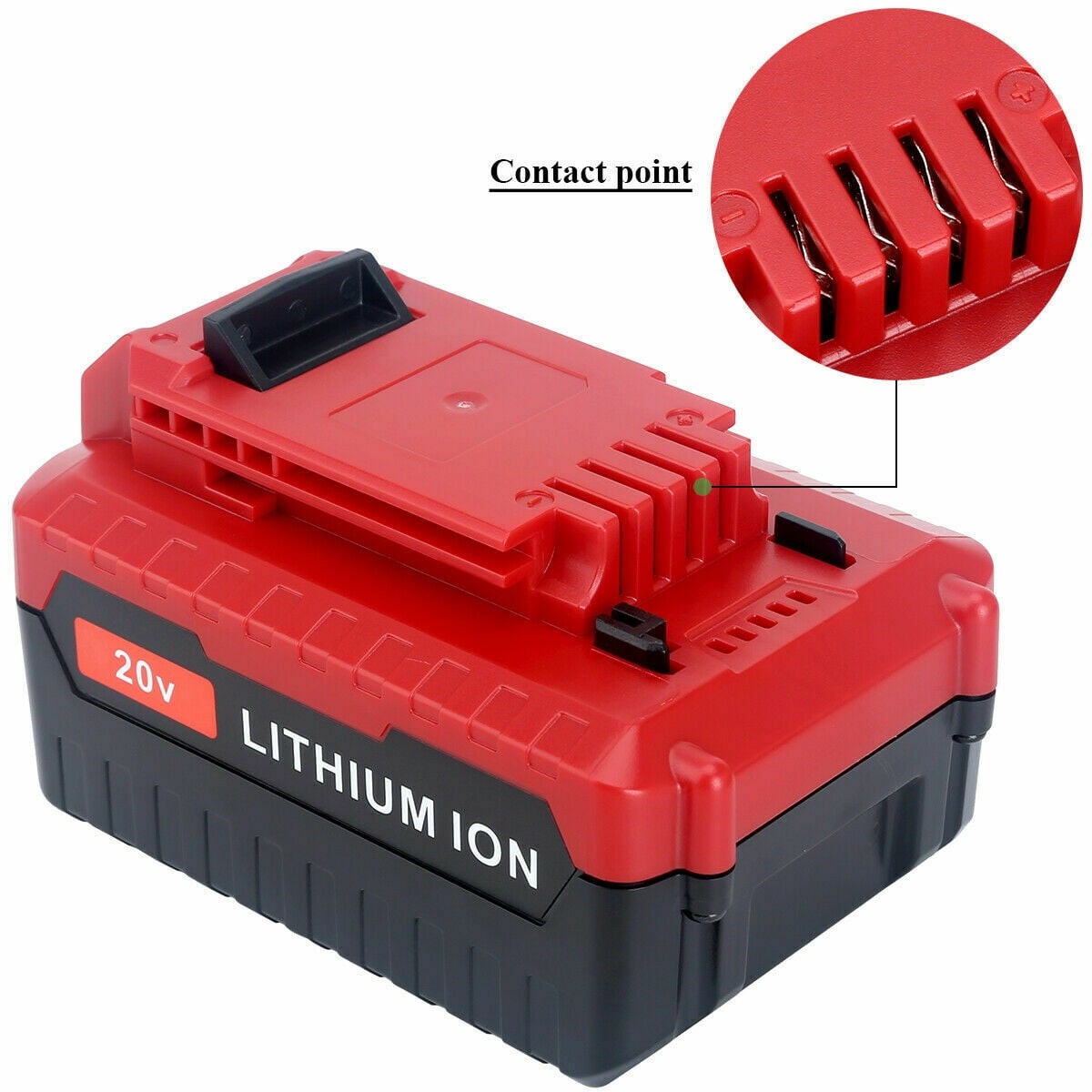 2PCS 20 Volt 8.0Ah for Porter Cable 20V MAX Lithium-ion Battery PCC685L PCC680L
