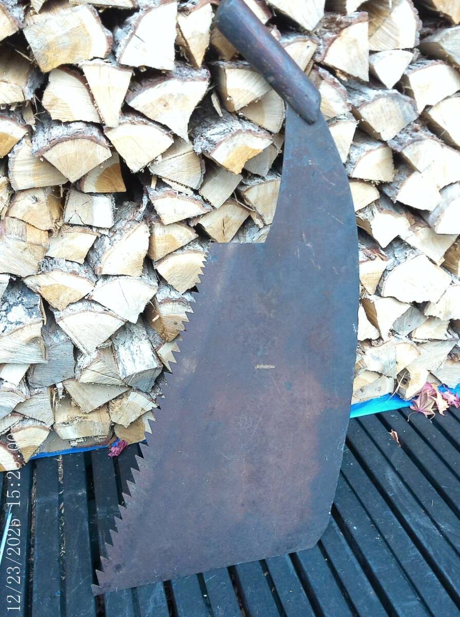 Vintage Large Antique Saw Rustic Wall Decor 87cm 2.6kg Old Tool