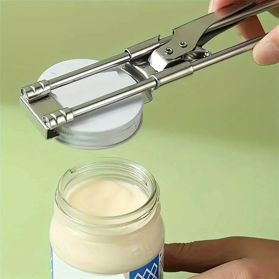 2Pack Adjustable Stainless Steel Jar Opener for Seniors Arthritis Weak Hand Tool