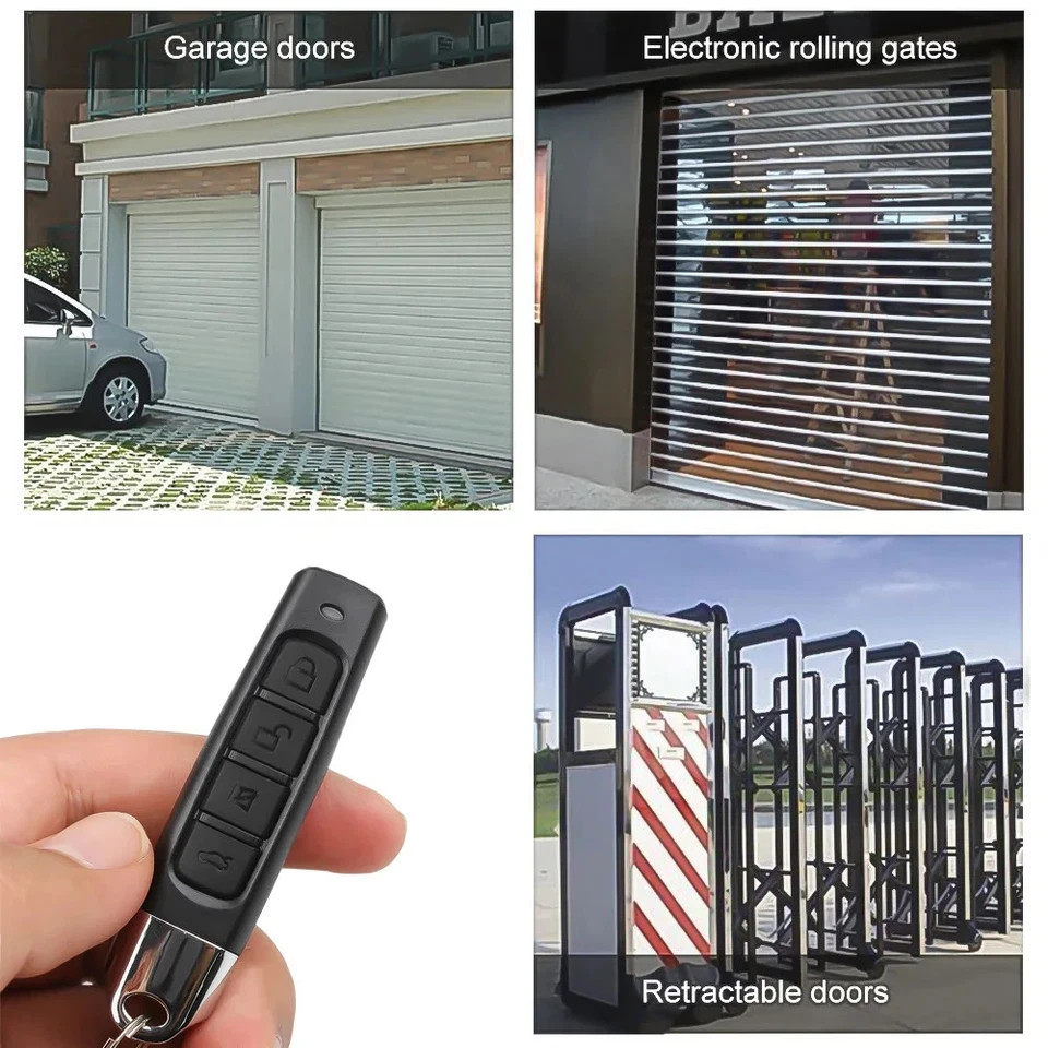 Universal Garage Door Opener Remote 433MHZ Learning Rolling Code Clone
