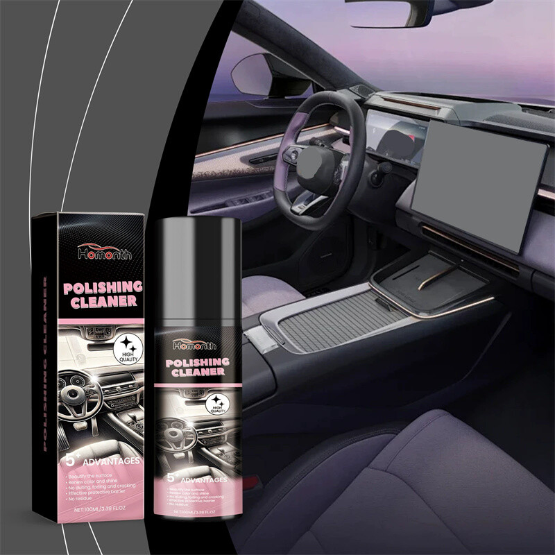 Car Interior Cleaner, Vehicle Interior Polish | Interior Detailer Spray-2025 NEW