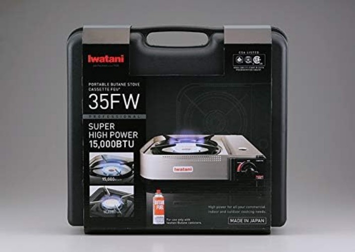 Single-Burner Butane Portable Cooktop Indoor & Outdoor Cooking Stove Medium