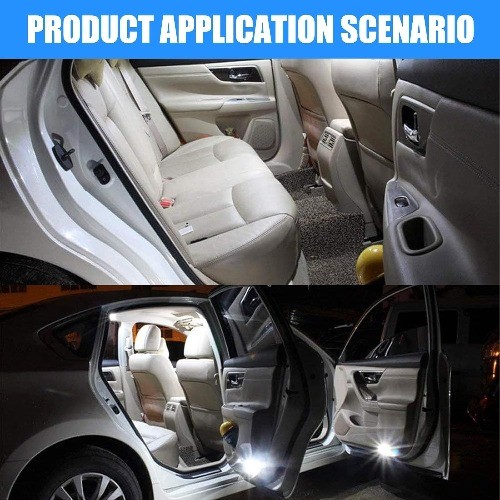 10 PCS Car LED Interior Light Kit, 360 Degree Illumination Width Indicator Light