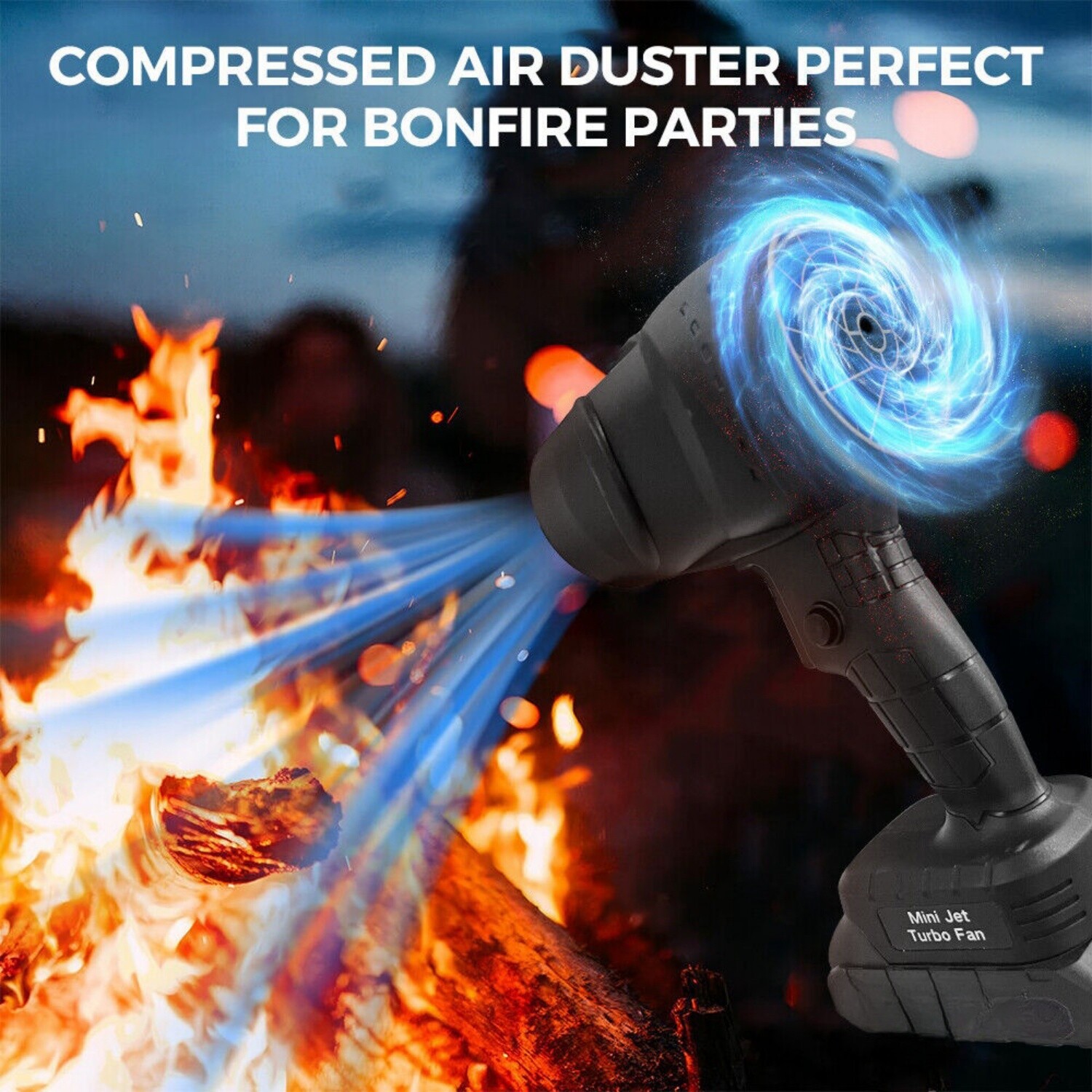Electric Cordless Leaf Blower 36000RPM Handheld Leaf Blower 2X Battery & Charger