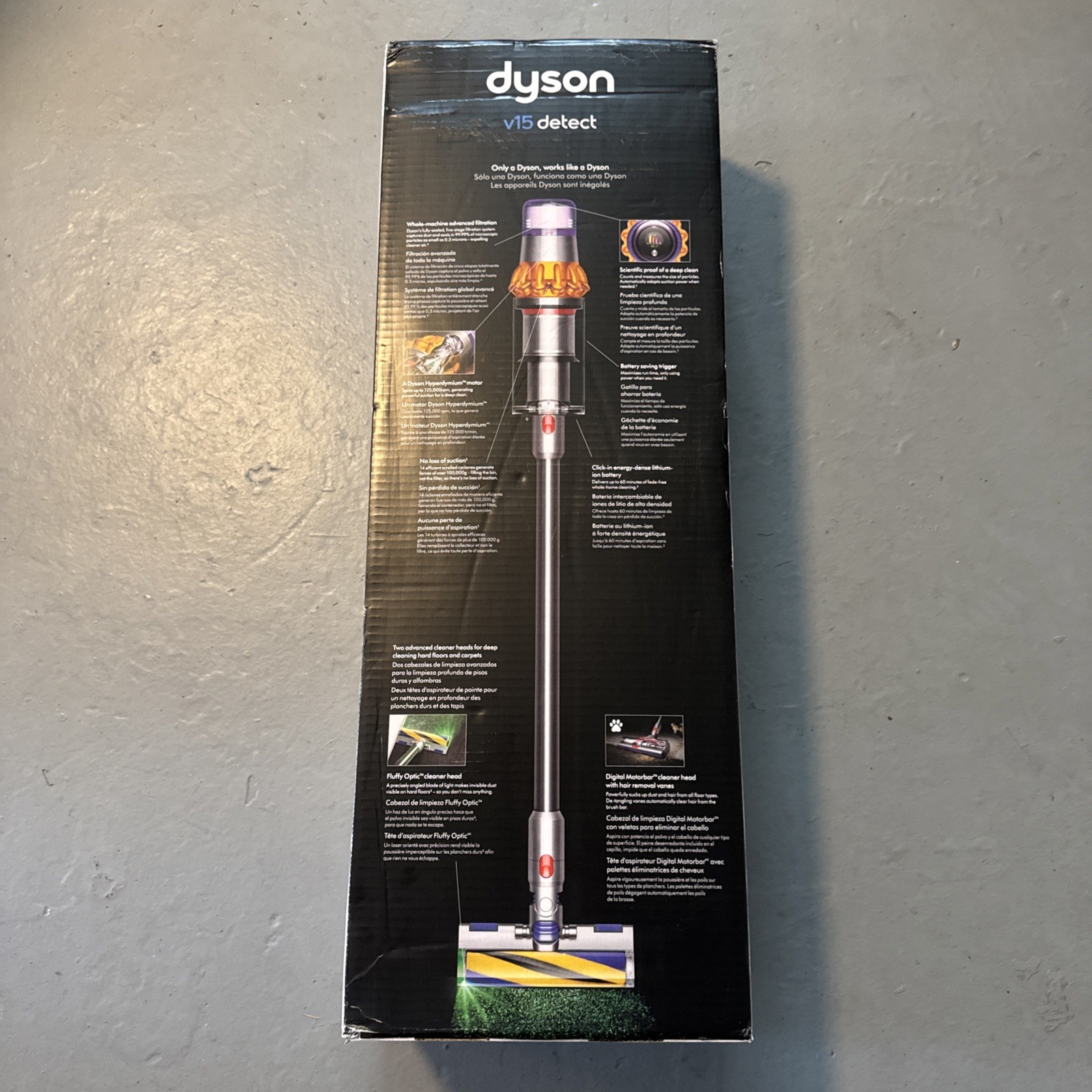 Dyson V15 Detect Total Clean Extra Cordless Deep Clean Stick Vacuum Cleaner NEW
