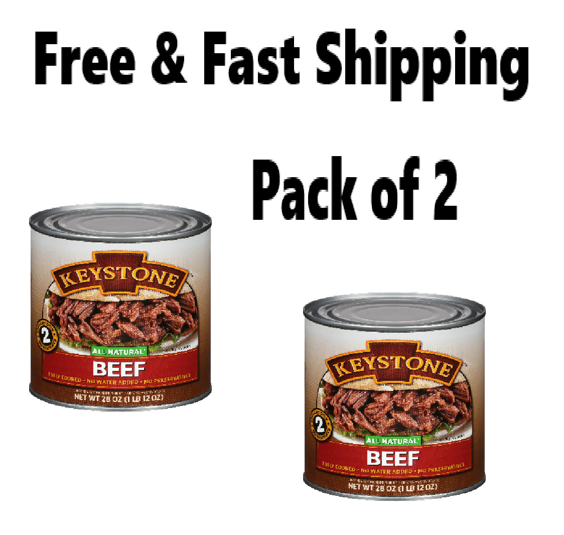 Keystone All Natural Beef, 28 oz Can (2 pack)