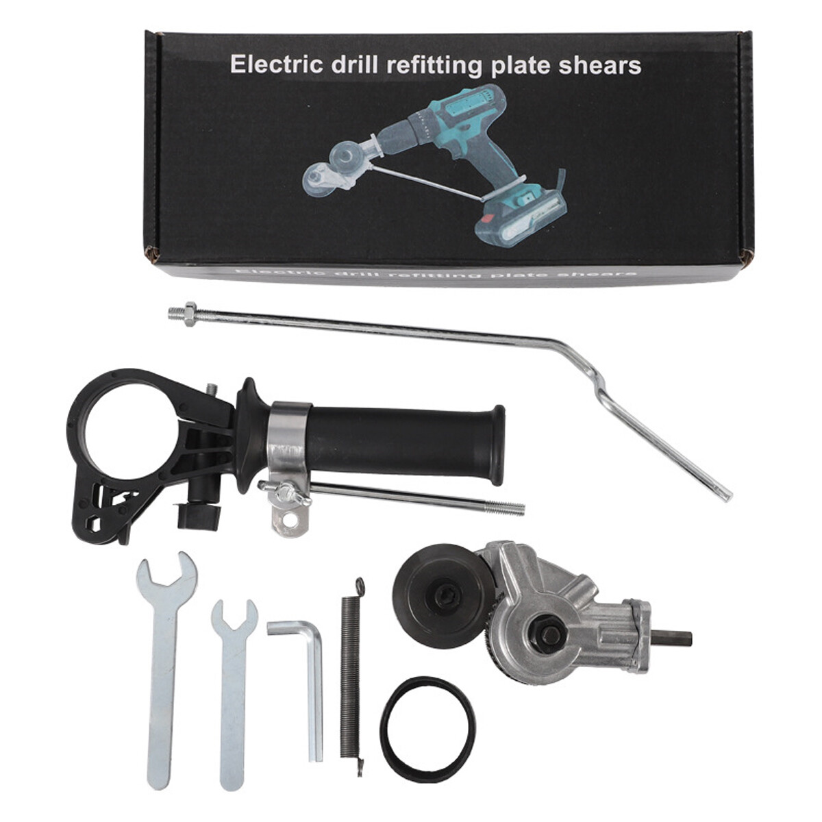 Electric Drill Plate Cutter Sheet Metal Nibbler Precise Cutting Sheet Cutter US