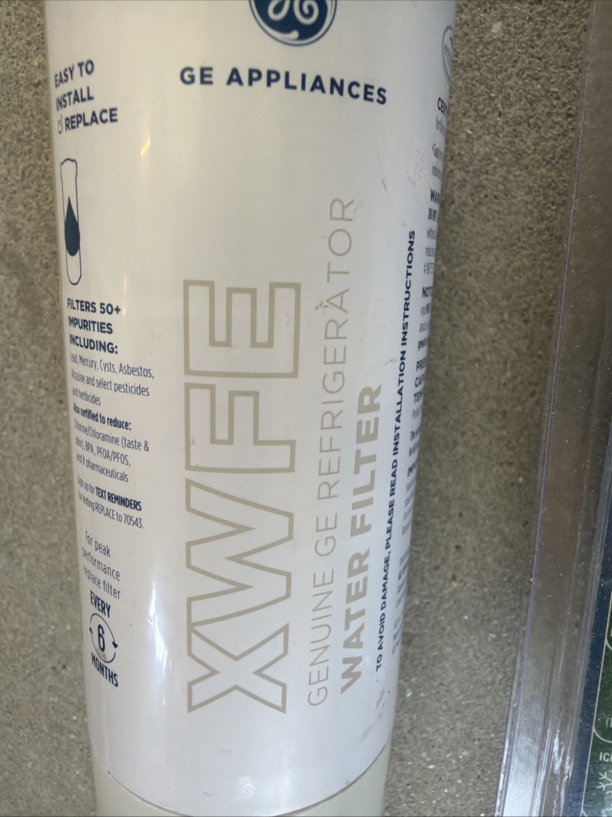 2 Pack GE Genuine XWFE Refrigerator Water Filter for GE *New*