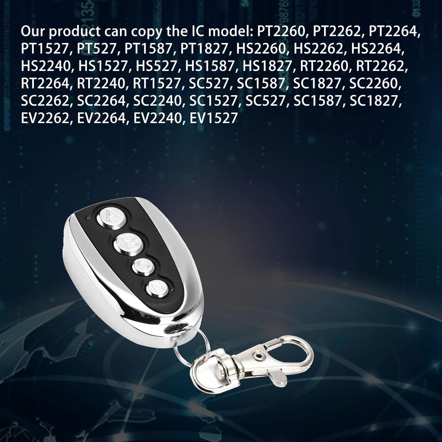 2× Remote Control Backup Key Sliding Gate Opener Automatic Operator 433MHz USA