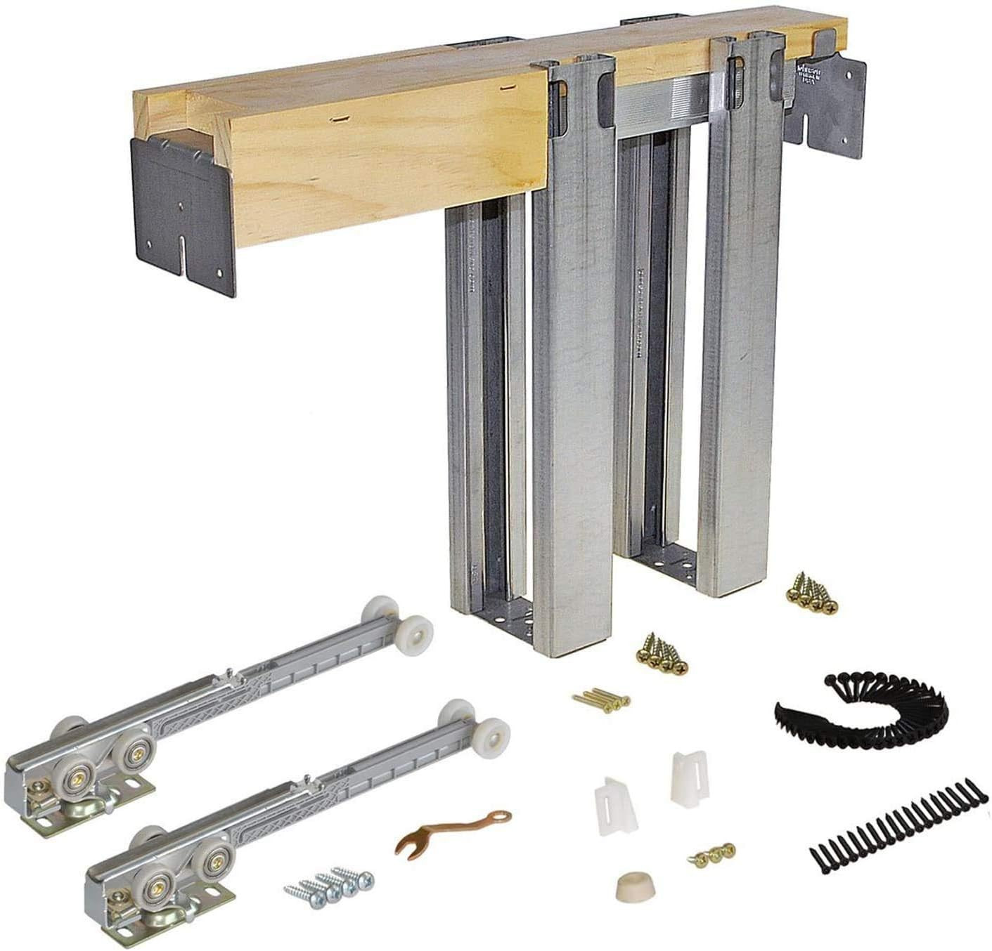 1500 Soft Close Pocket Door Frame for 2×4 Walls – 28″x80″ Commercial Grade