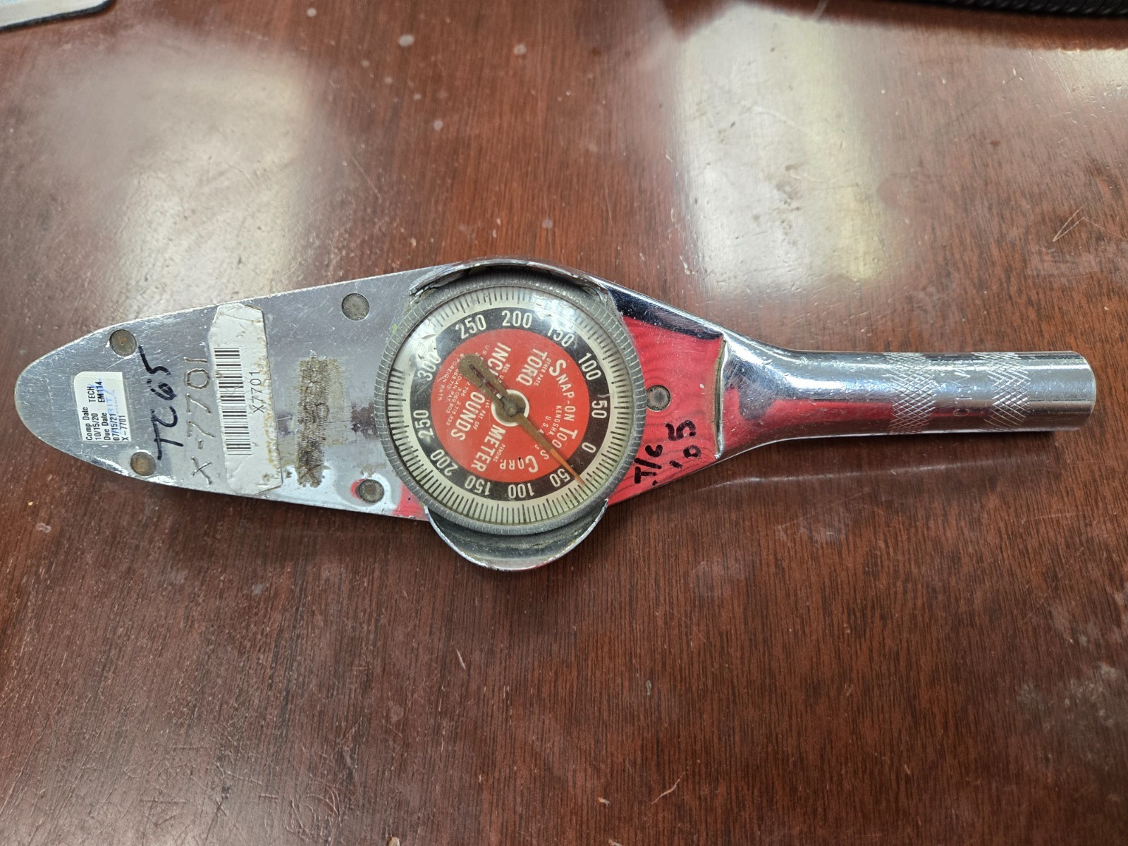 VINTAGE Snap On Torqometer TE-25A