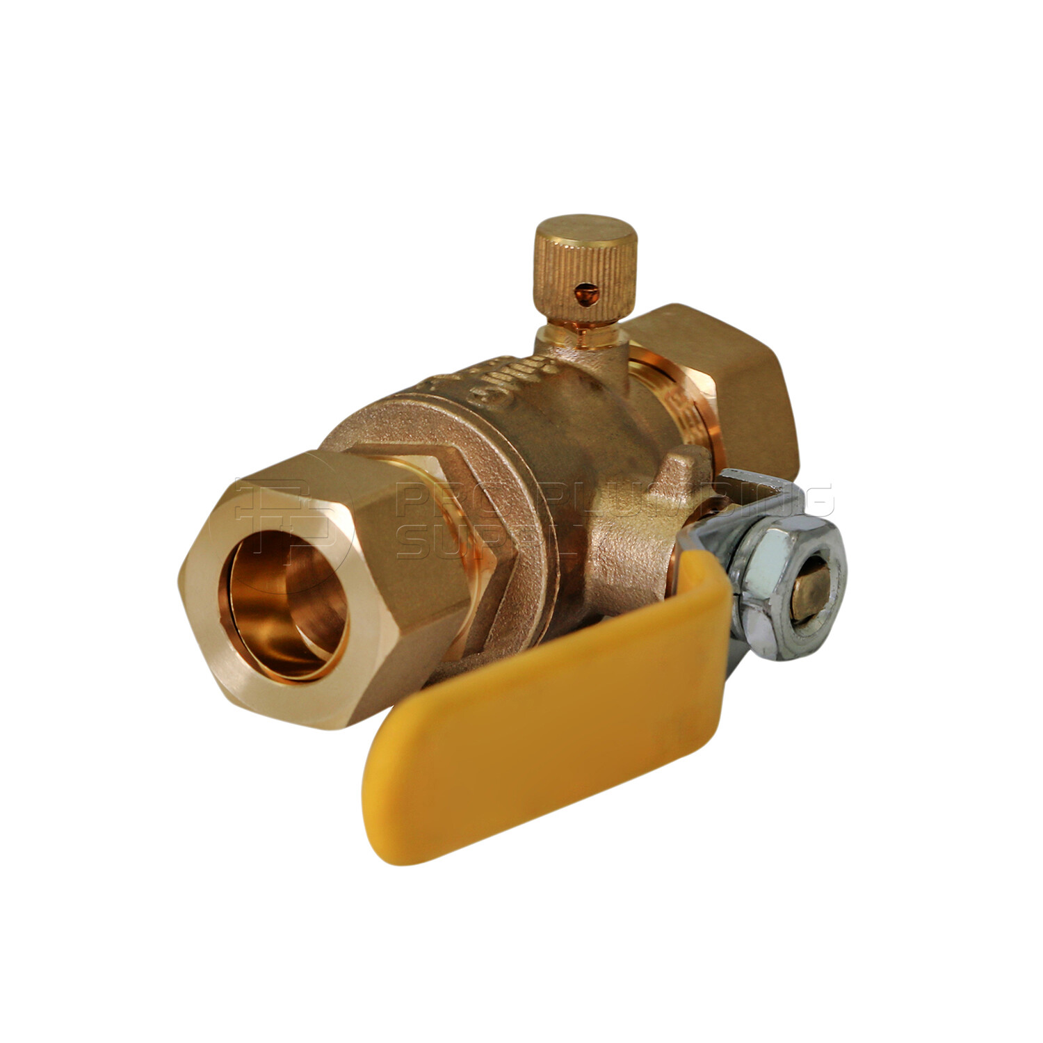 1/2″-1″ in Brass Full Port Ball Valve with Drain Compression Joints Pipe Connect
