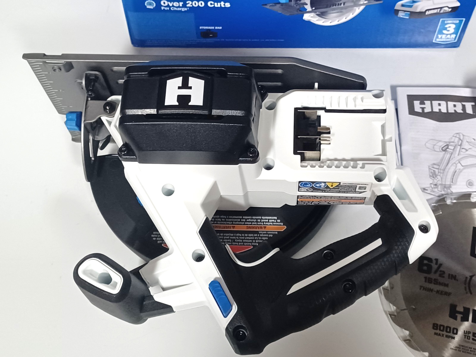 NEW Hart 20v HPCS01 6 1/2″ Circular Saw & HPDD02 1/2″ Drill Driver Tools Only
