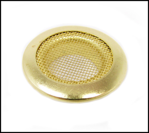 4pc. Beautiful Shiny 1″ Brass Screened Grommets with Matching Washers