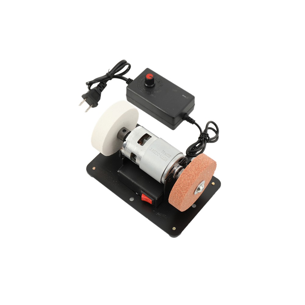 Mini Bench Grinder Buffer Polisher For Jewelry Wood Metal Electric Small Benchto