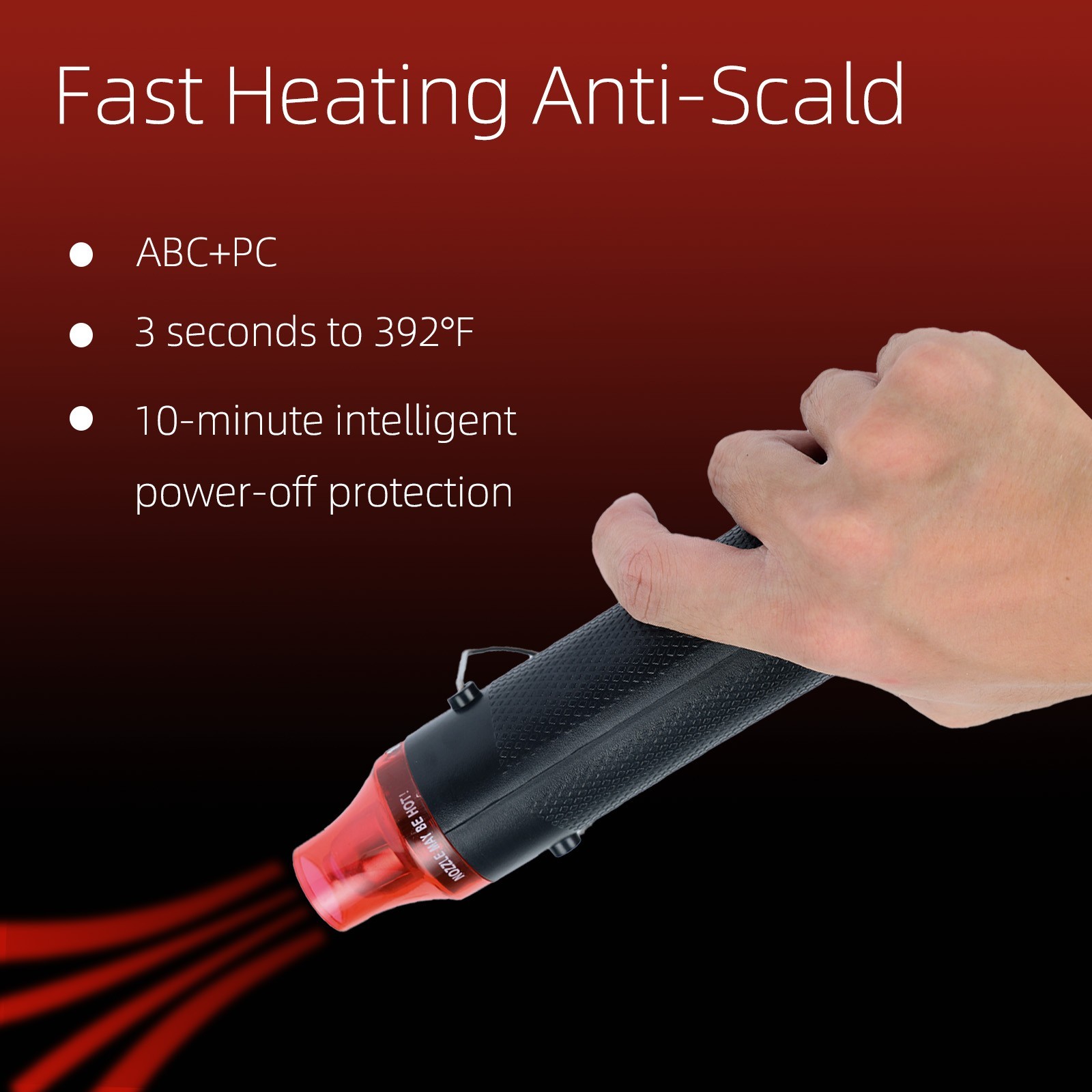 Mini Heat Gun DIY Electric Nozzles Tool Hot Air Gun Embossing Drying Paint USA