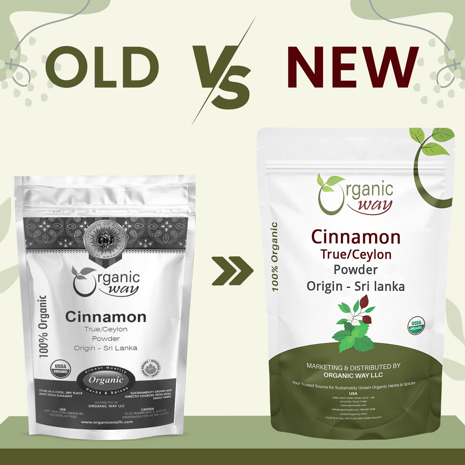 Organic Way True Ceylon Cinnamon Powder – Organic, Kosher & USDA Certified
