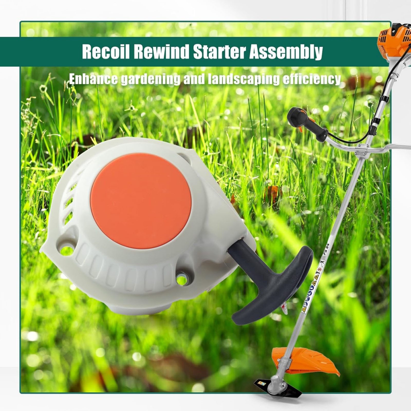 New Plastic+Metal Recoil Starter 4149-190-4001 for Stihl FS94R String Trimmer