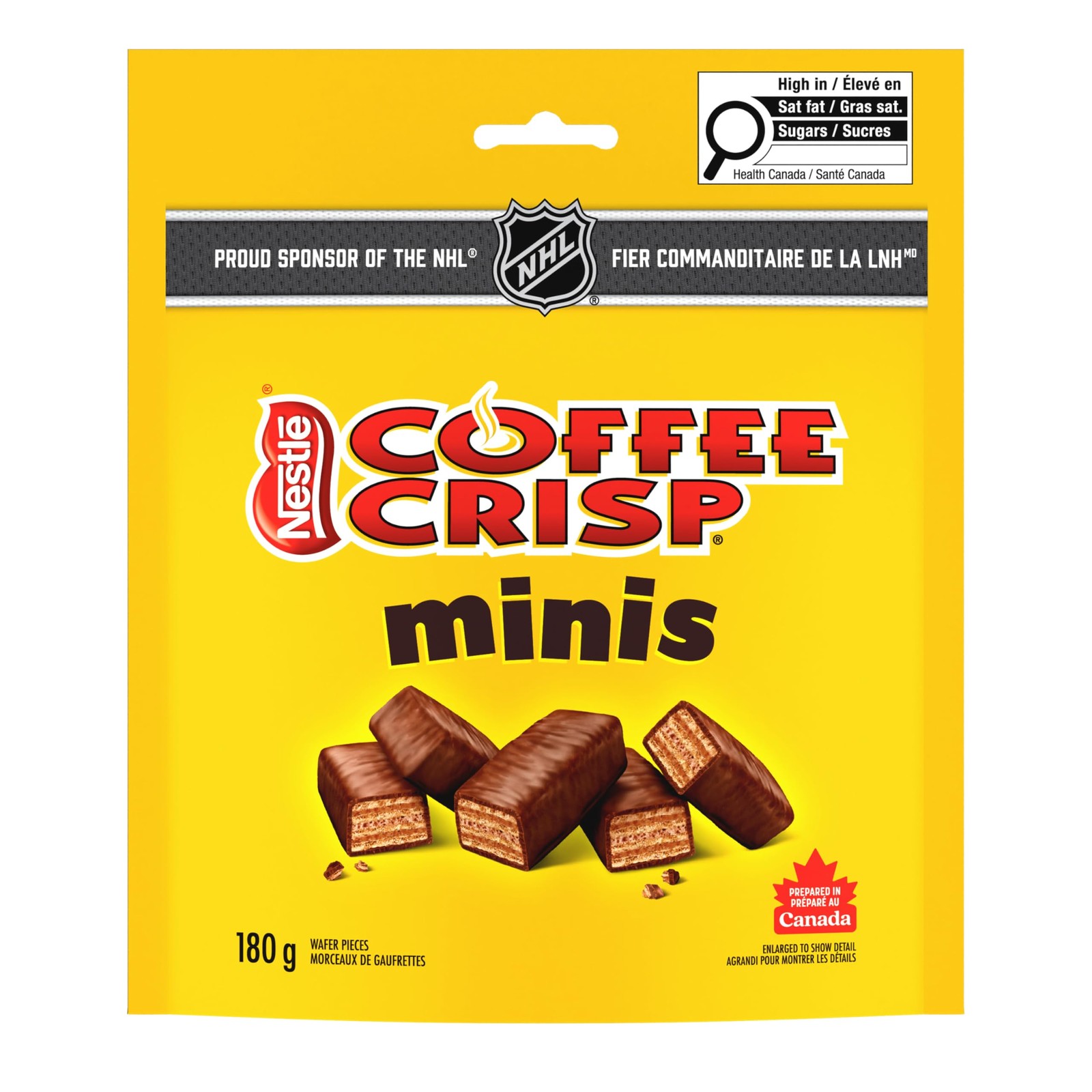 COFFEE CRISP Minis, 180g/6.3 oz 6.34 Ounce (Pack of 1), brown