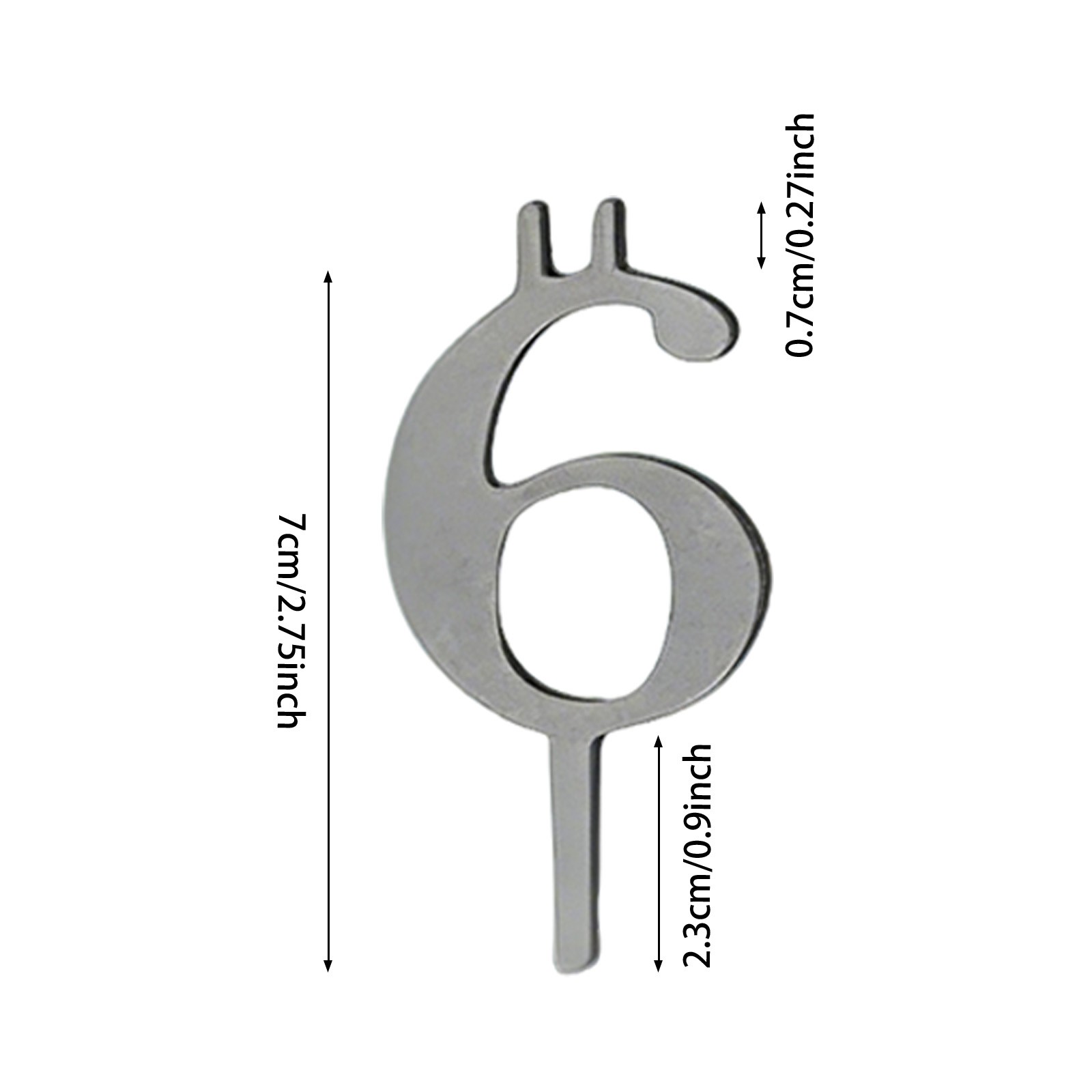 10Pcs Birthday Candle Holders, Reusable 0-9 Number Birthday Candle Holder Set