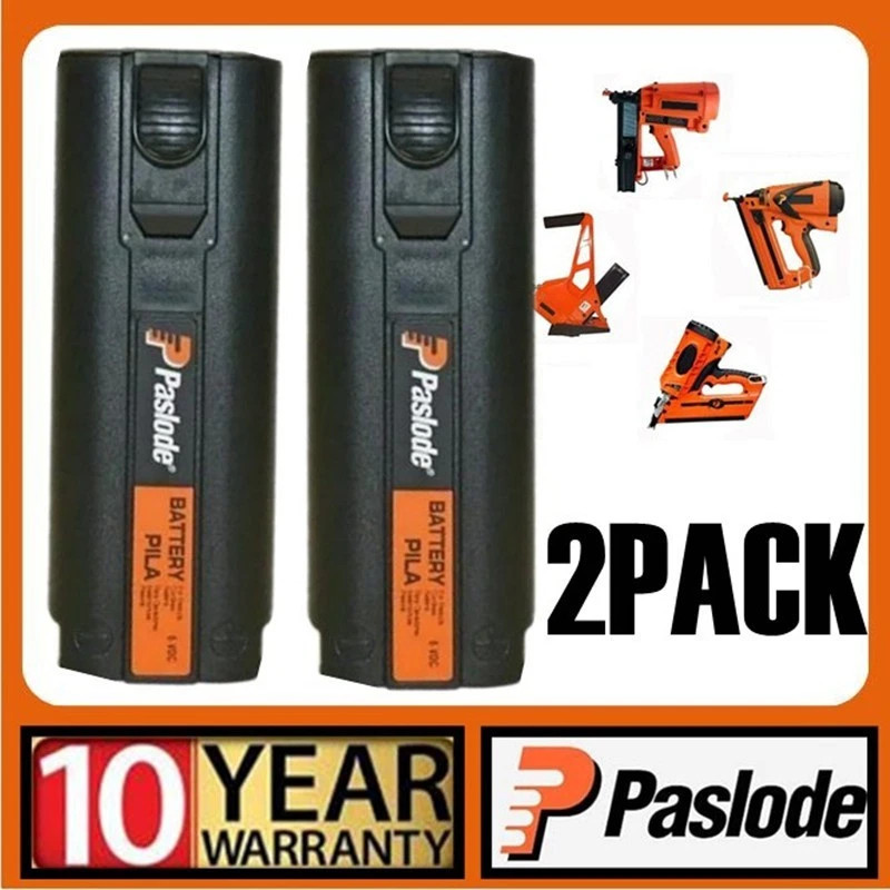 2PACK 6V Battery for PASLODE 6V Ni-MH 404717 902000 900400 900420 900600 Nailer