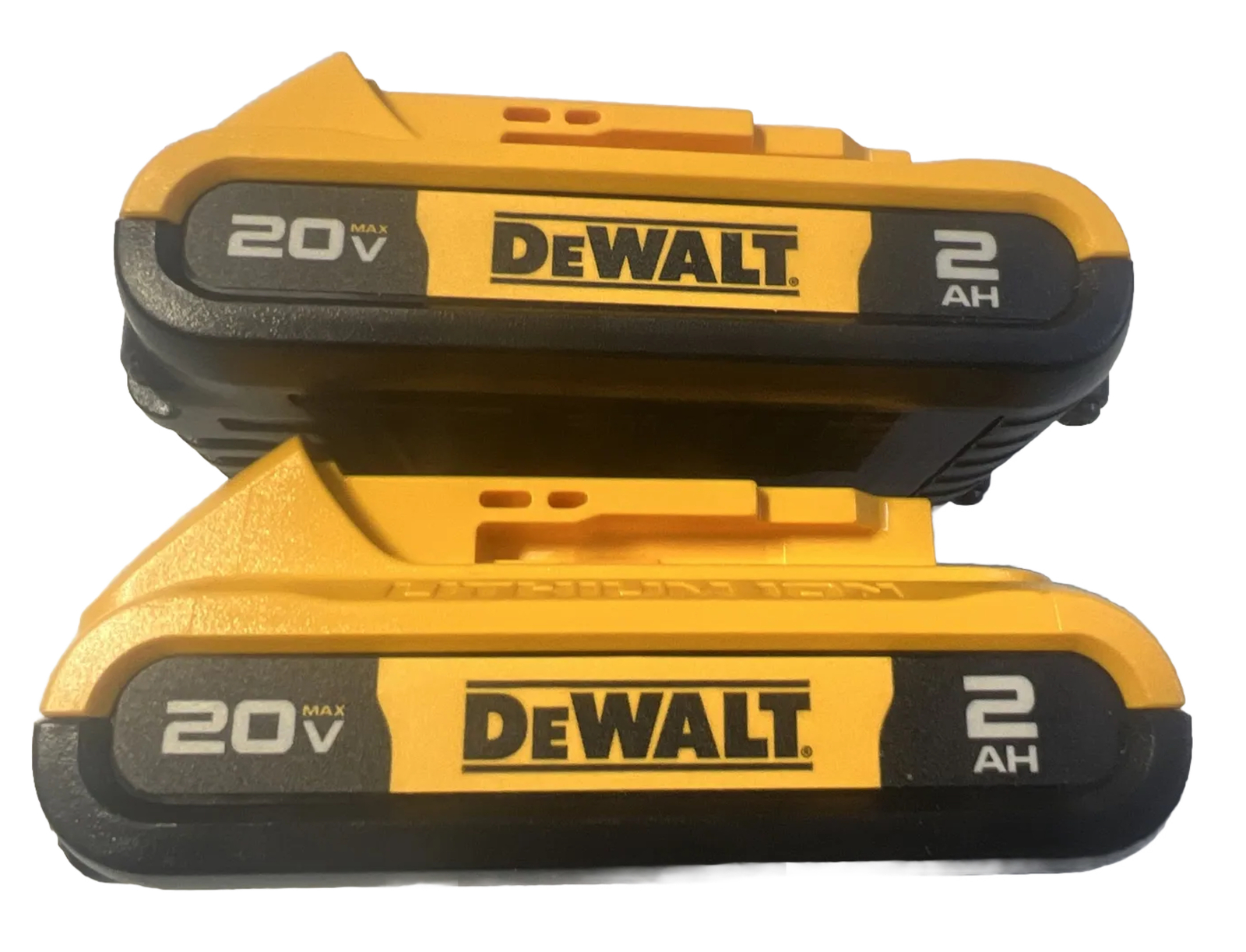 (2) NEW Genuine DEWALT DCB203 20V Volt MAX 2.0AH Li-Ion Battery Packs DCB203-2